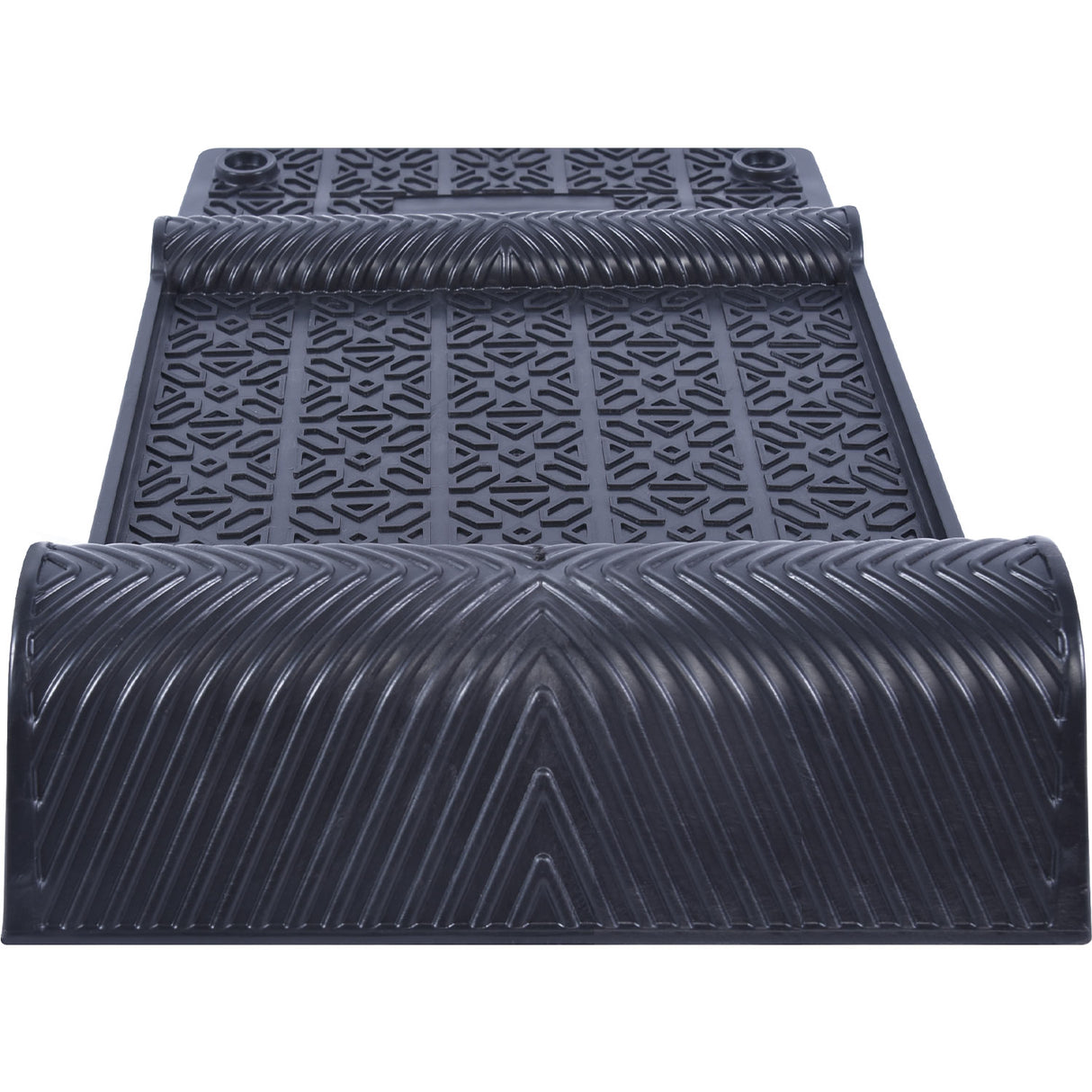 4PCS Car Parking Mat with Reflective Stripe - in use on site