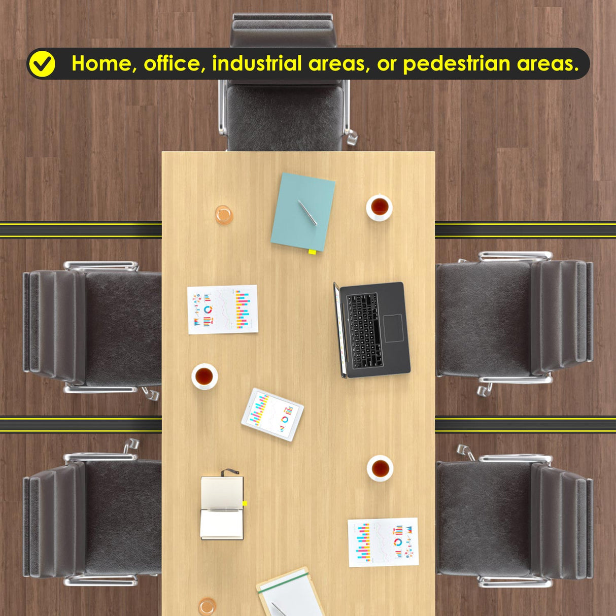 3-Channel Rubber Cord Protector