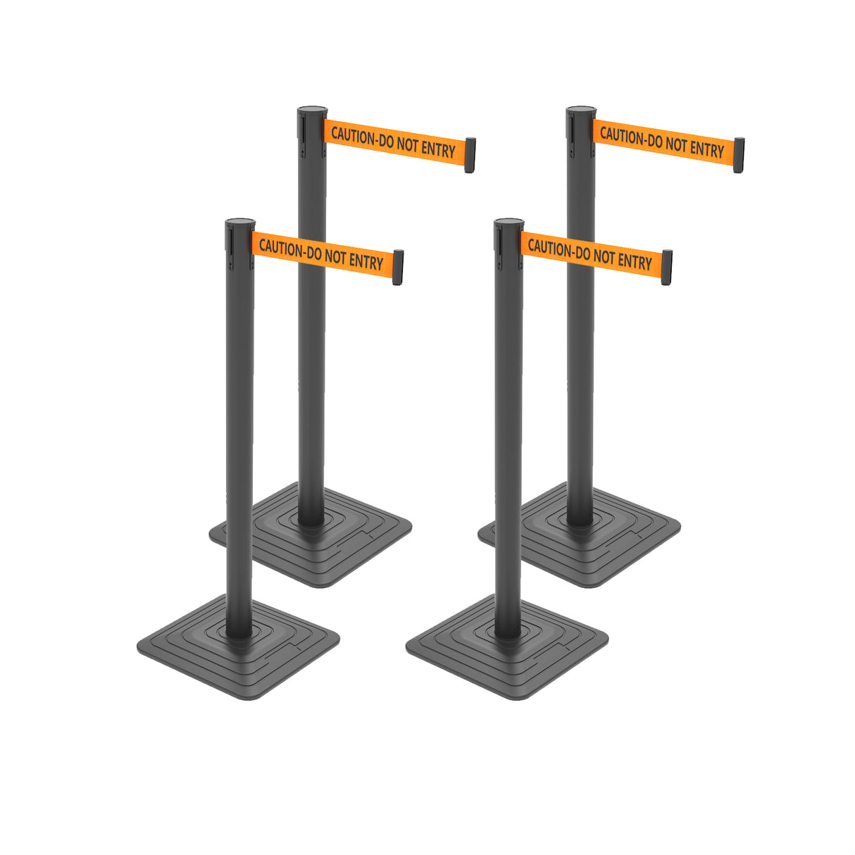 10ft Retractable Belt Stanchion Barrier - with accessories