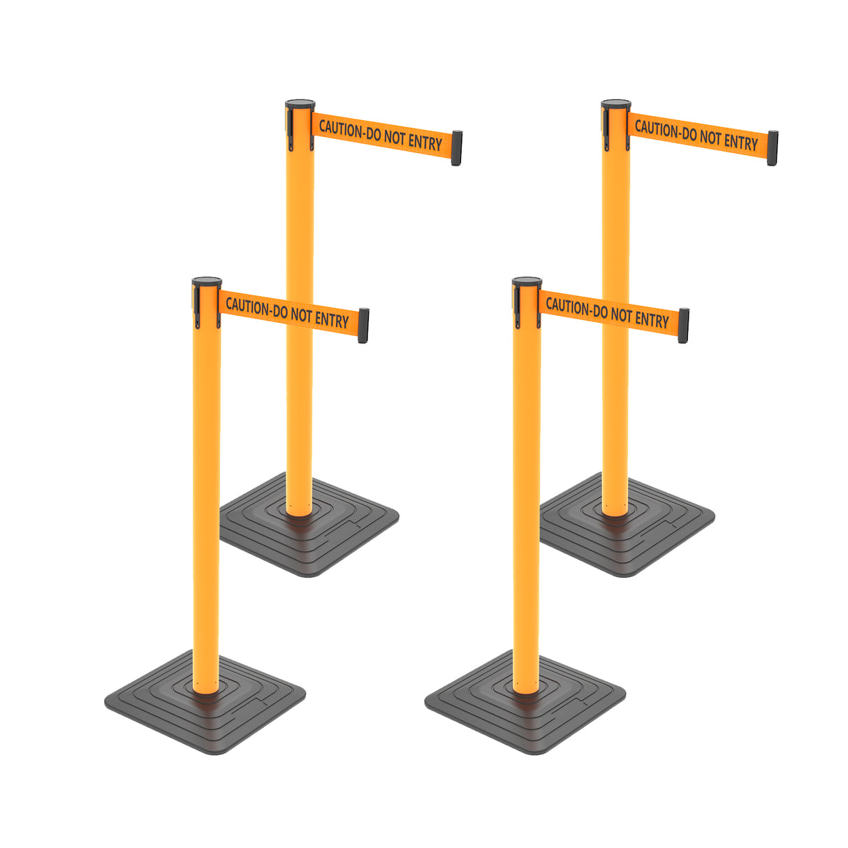 10ft Retractable Belt Stanchion Barrier - close-up detail