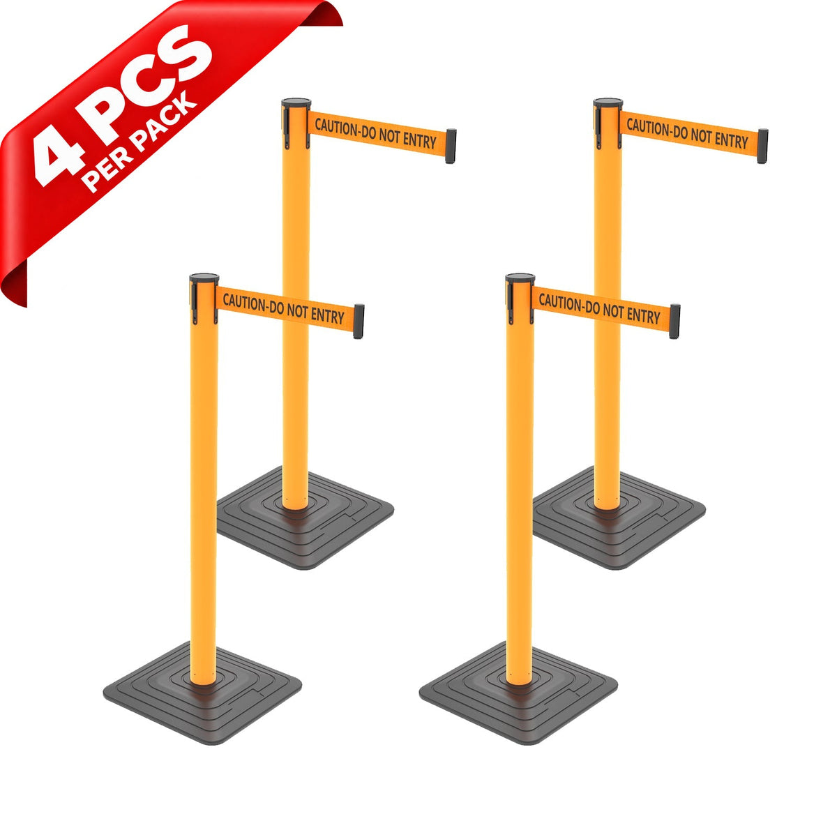 10ft Retractable Belt Stanchion Barrier - close-up detail