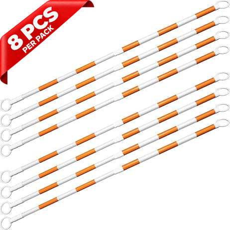Retractable Traffic Cone Bars - front view