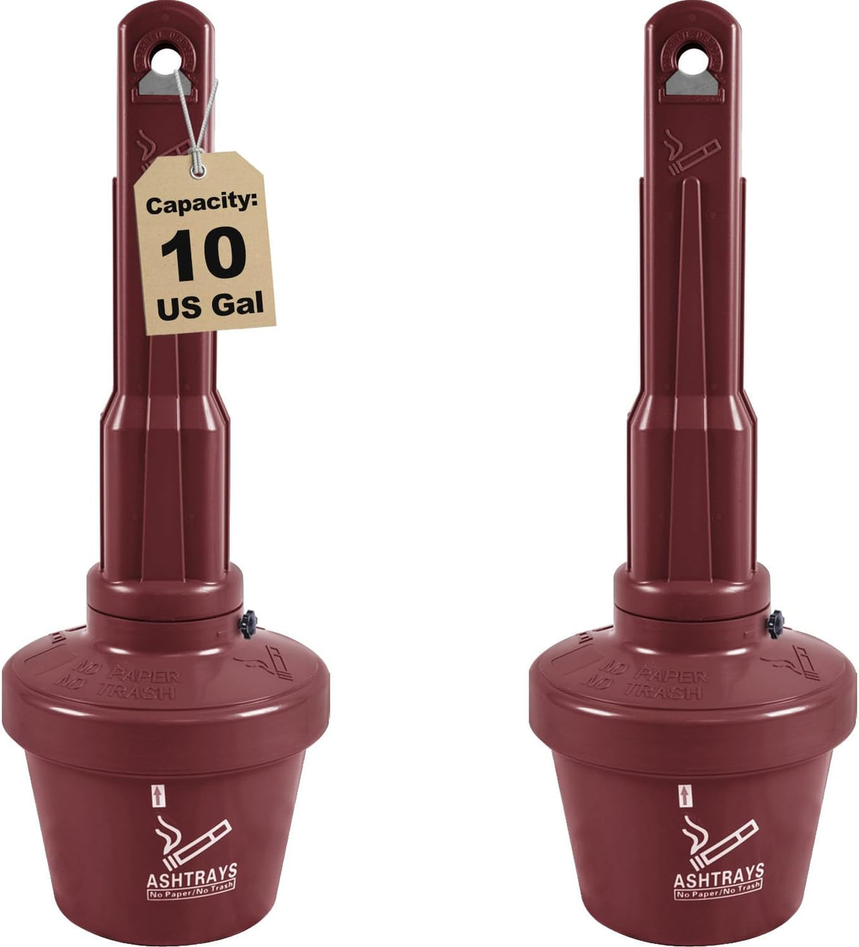 Outdoor AshTray Cigarette Butt Receptacle Disposal