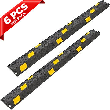9Ft Cable Protector Ramp - mounted installation