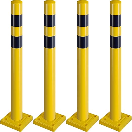 SpringBack Safety Bollard - 4 Pack (36"/42" H, 4" D)