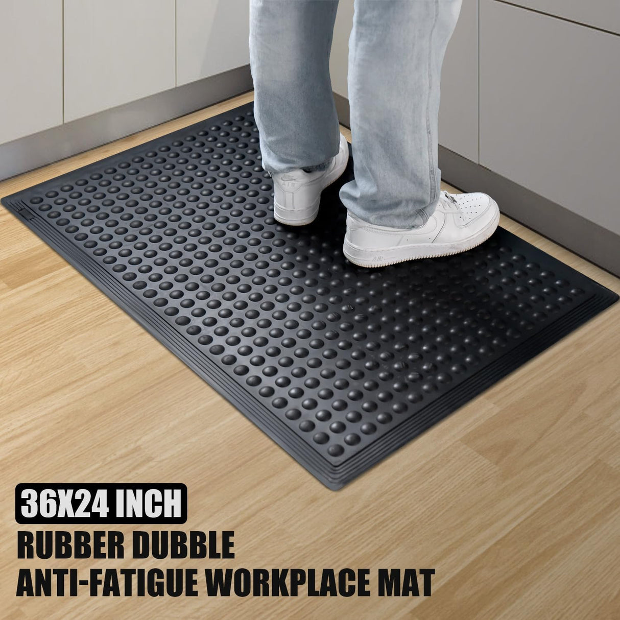 Rubber Dubble Anti-Fatigue Workplace Mat