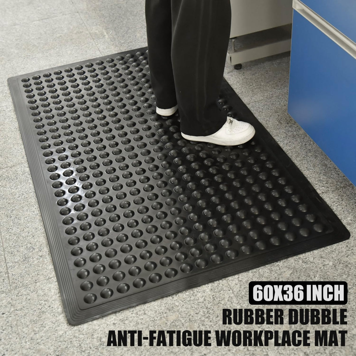 Rubber Dubble Anti-Fatigue Workplace Mat