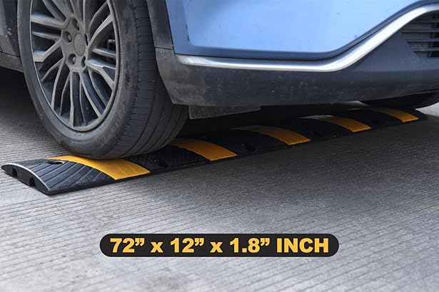 Heavy Rubber Speed Bump Hump