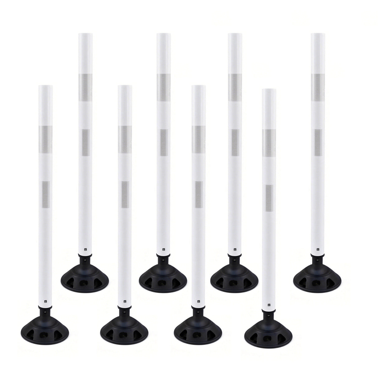 Flexible Surface Mount Delineator Post - Durable Traffic Safety Post for Parking Lots, Construction Zones, and Roadway Marking - Easy to Install, High Visibility, Impact-Resistant