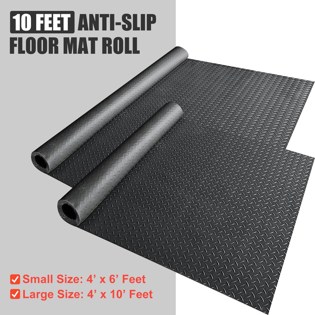Diamond Plate Rubber Flooring Roll