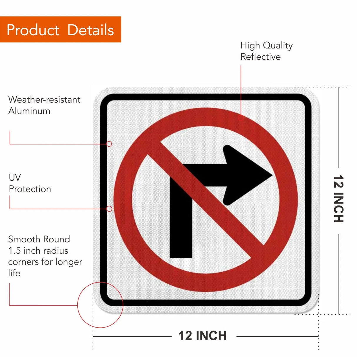 Do Not Turn Right Sign-2