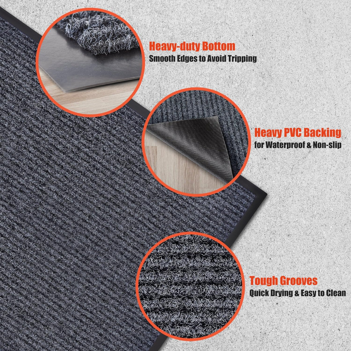 Brush Step Entrance Mat