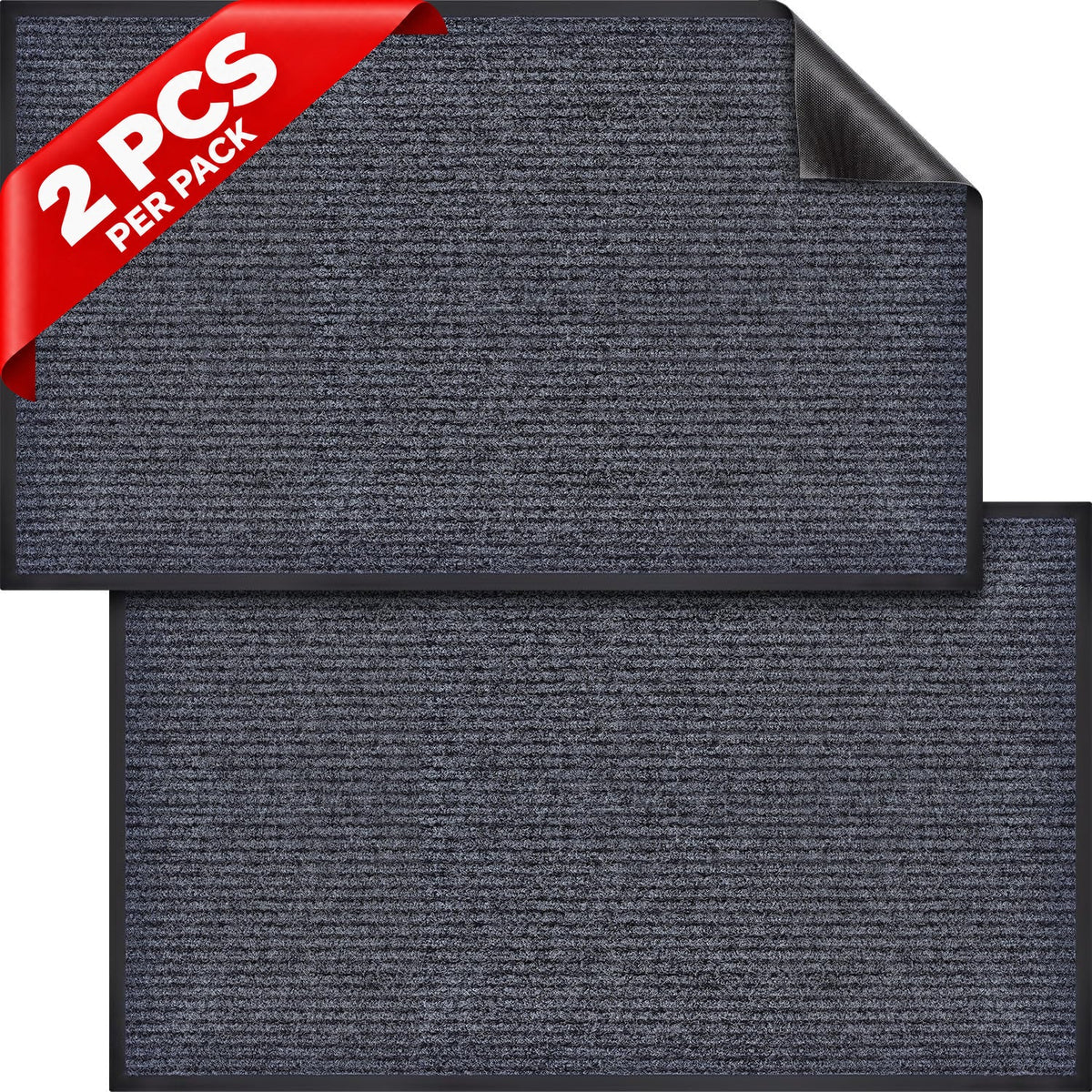 Brush Step Entrance Mat - side angle