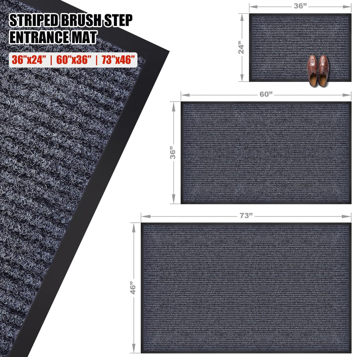 Brush Step Entrance Mat