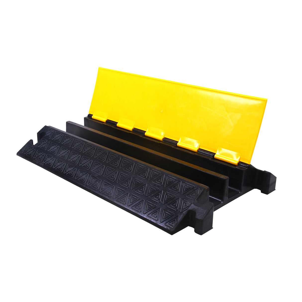 2,3,5-Channel Rubber Cable Protector Ramp with Extra Anti Slip Pattern