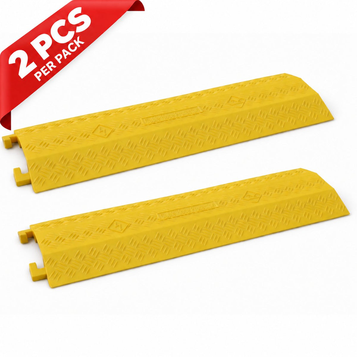 Drop Over Cable Ramp Yellow / Large - 2 PCS per pack