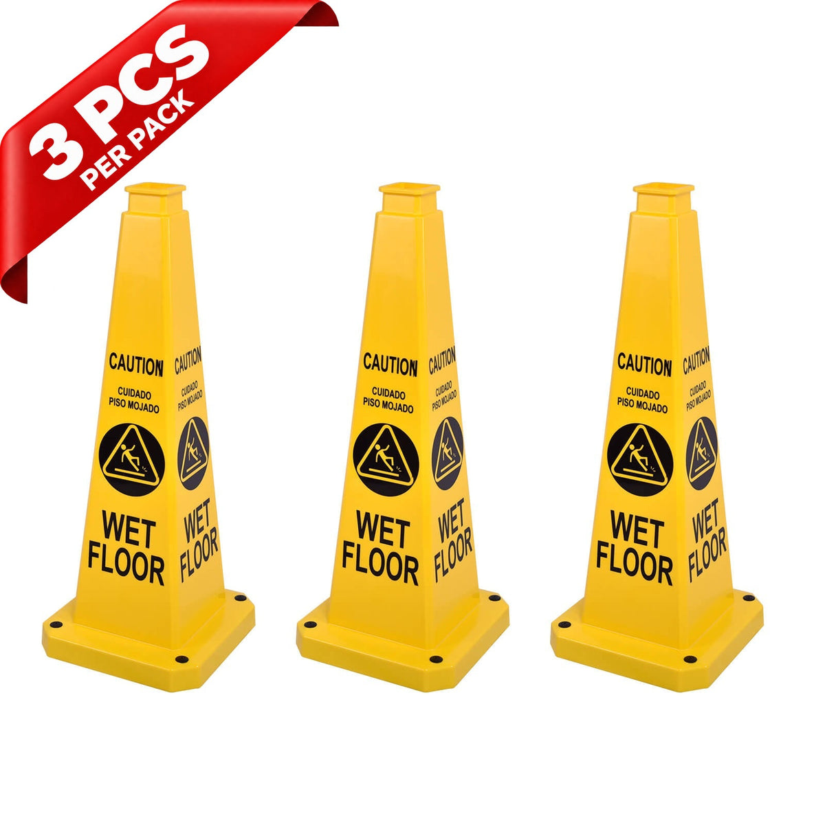 28Inch Safety Caution Cone with Handle - with accessories