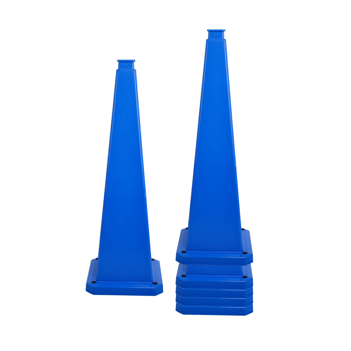 28/36Inch 4-Sided Message Cone, No Printing 6PCS