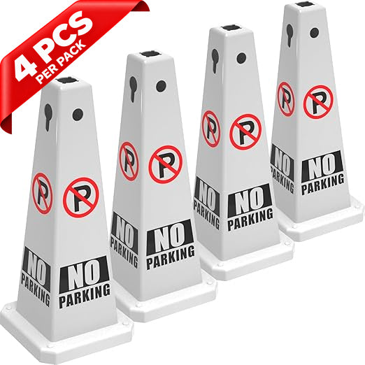 27Inch Caution Safety Cone - top-down view