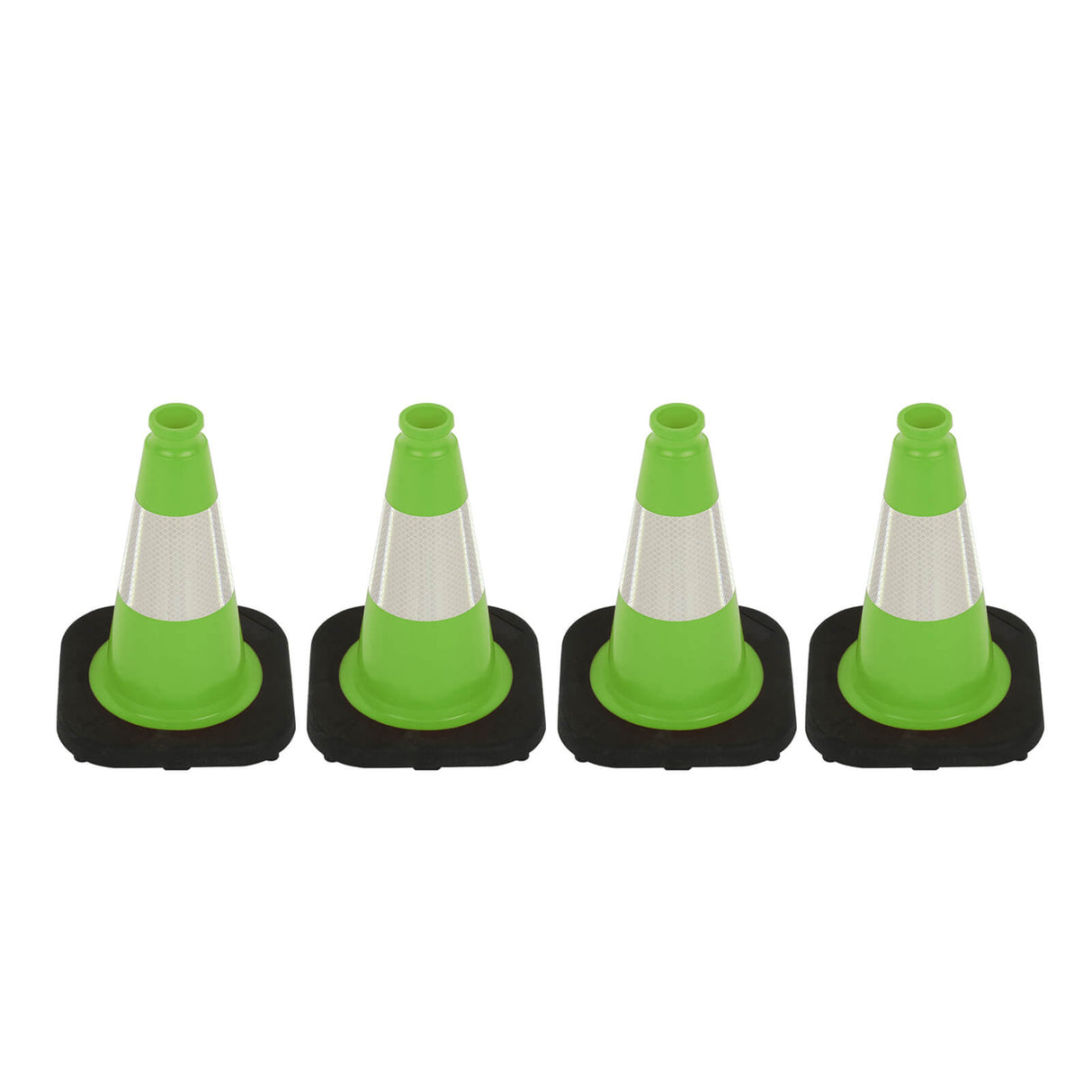 Heavy-Duty Traffic Cones 12/18/28/36 Inch, PVC Safety Cone with Reflective Stripe