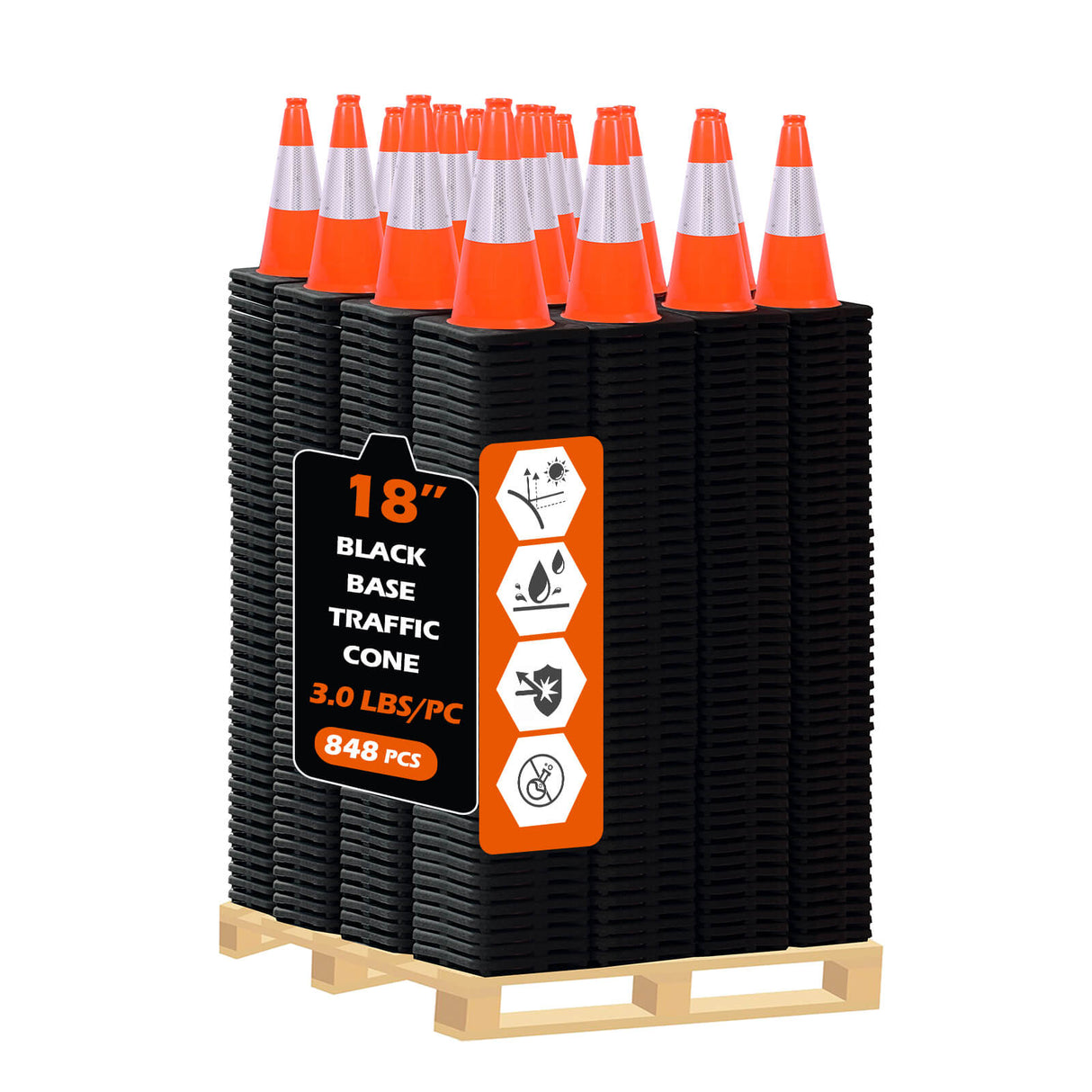 Wide Body MUTCD Traffic Cone