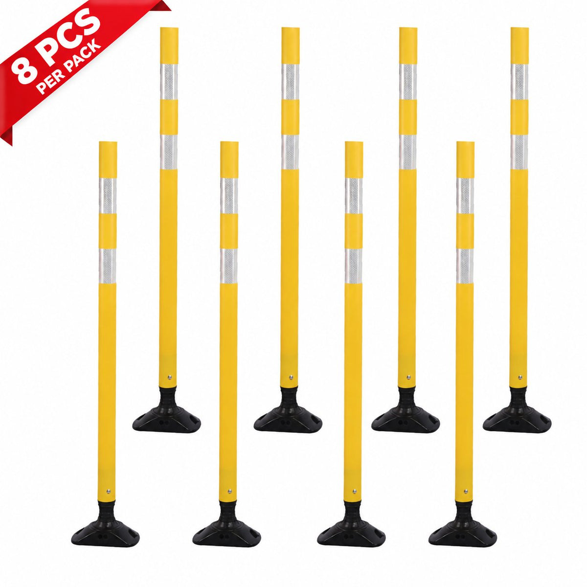 48'' / yellow / 8PCS - 8 PCS per pack