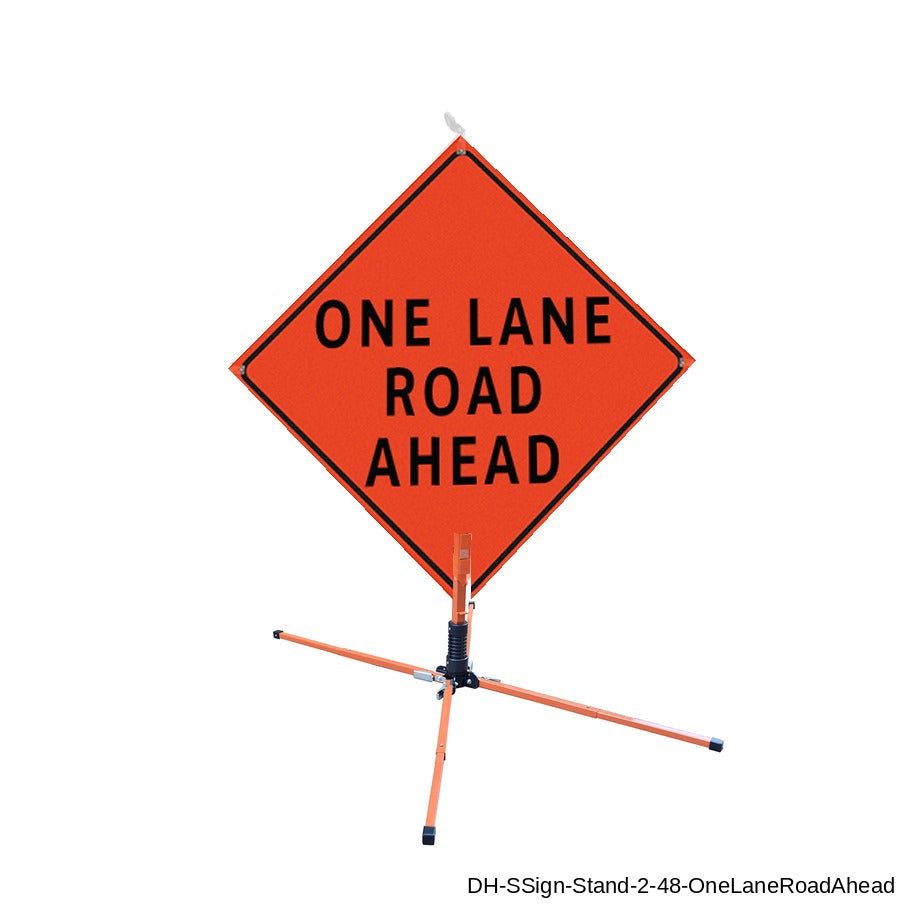 DH-SSign-Stand-2-48-OneLaneRoadAhead