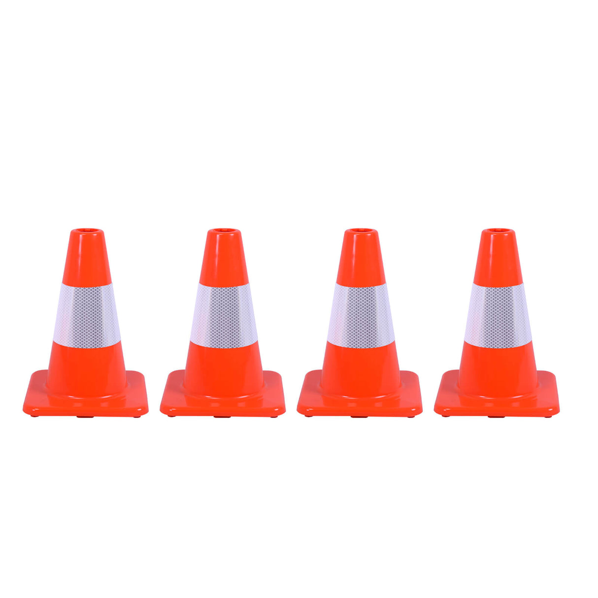 Solid Orange Economy Traffic Cones