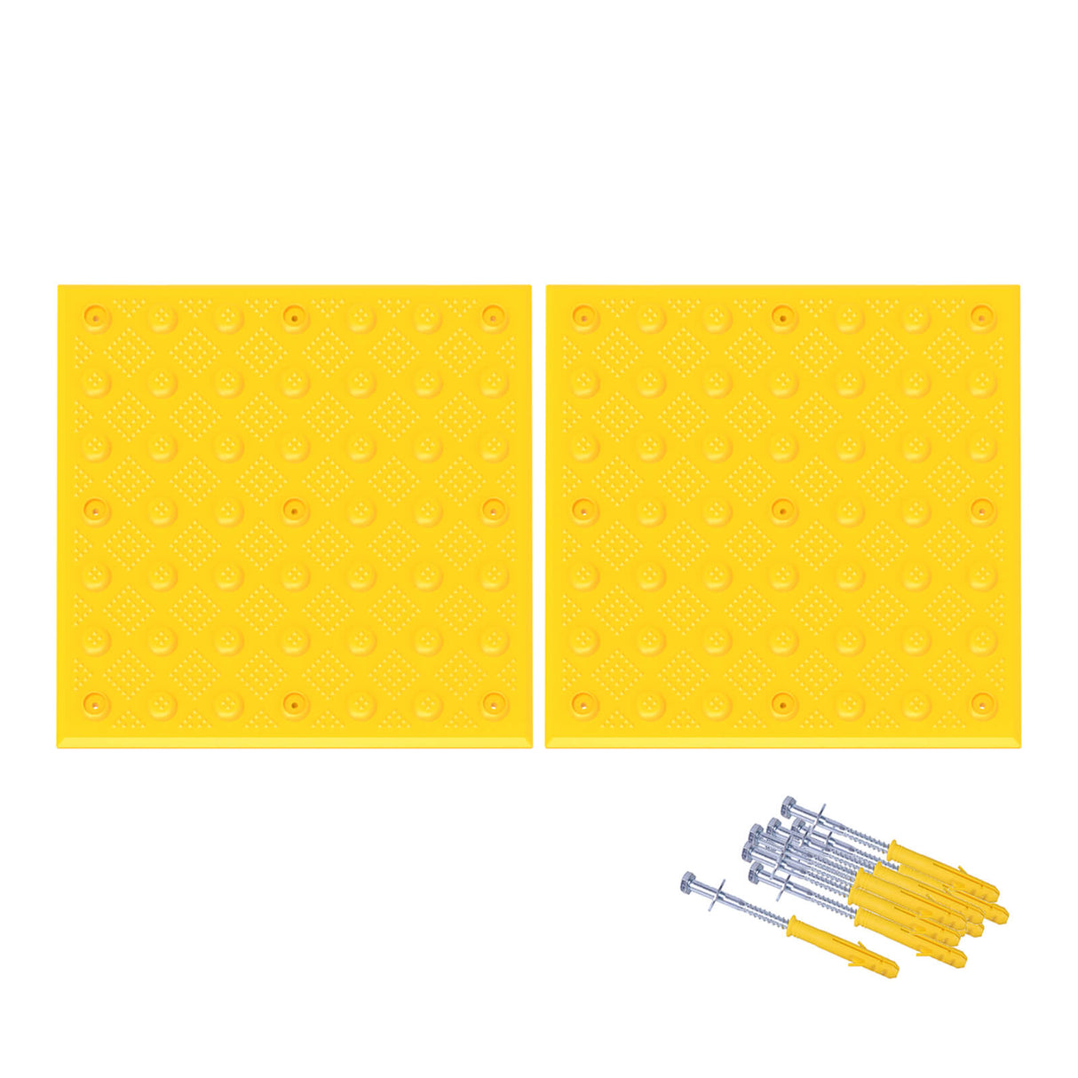 ADA Warning Pad 2PCS with Installl Bolts