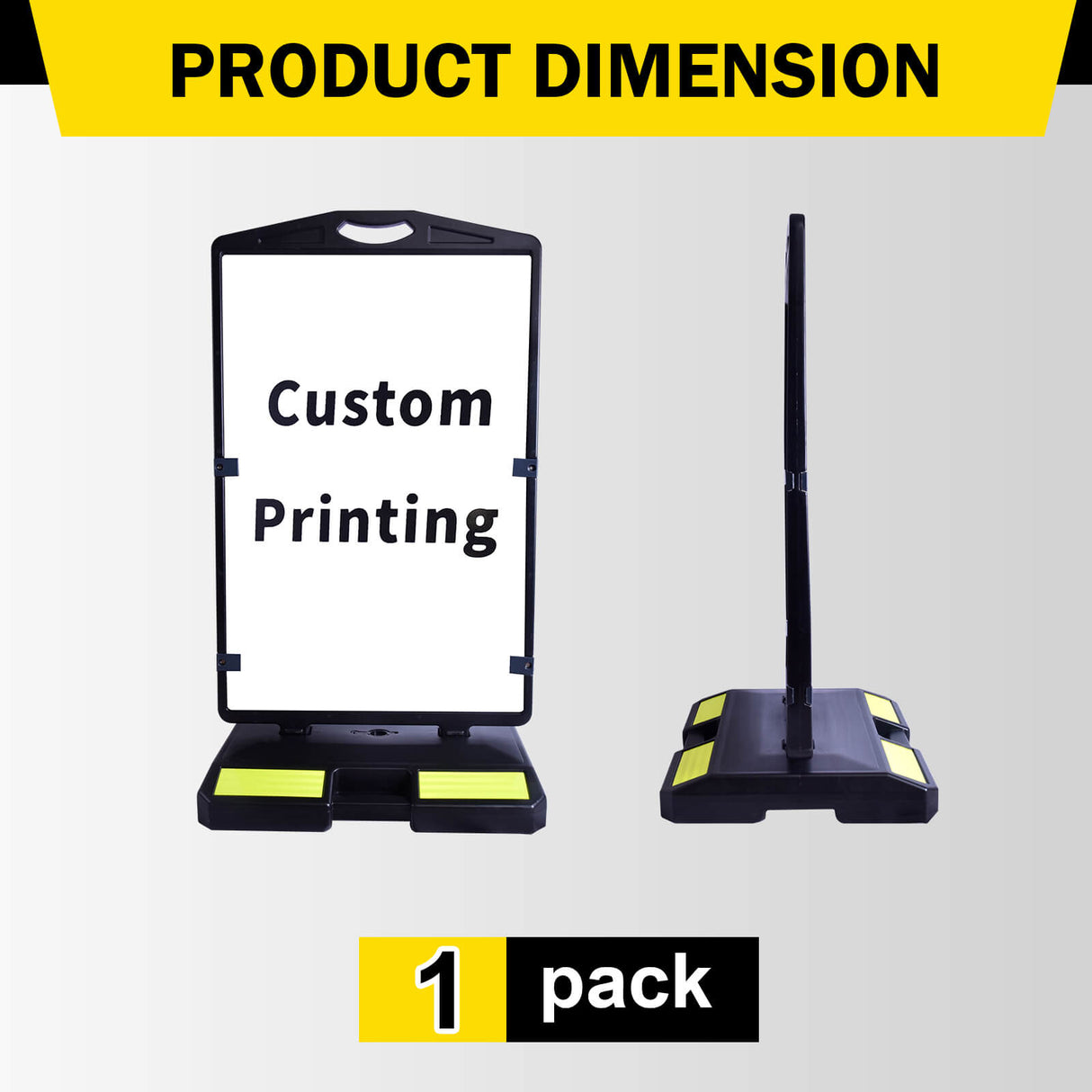 Wind SignBoard with Water Filled Base