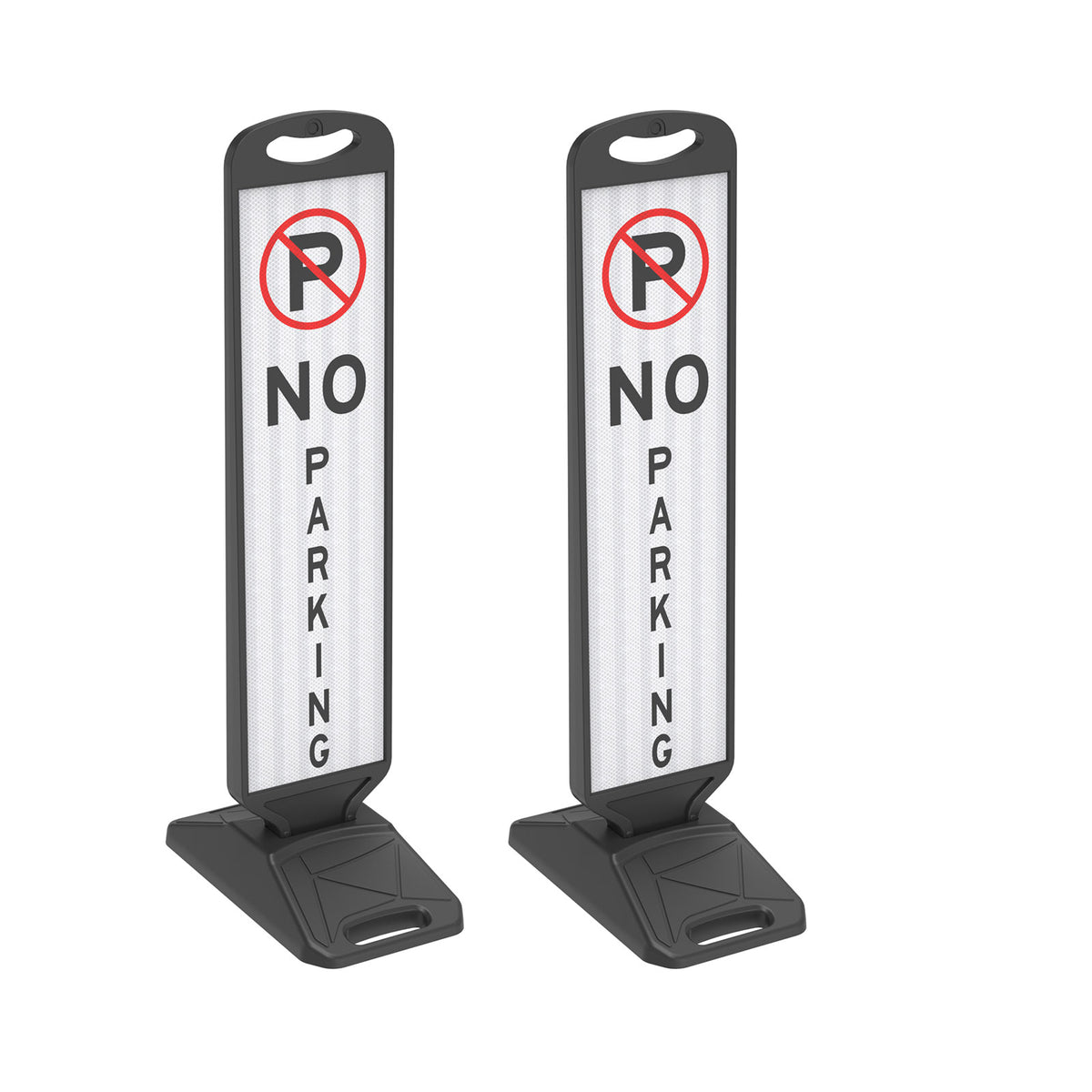Vertical Panel with Pedestrian Cross Sign,Valet Parking,No Parking,ADA Sign