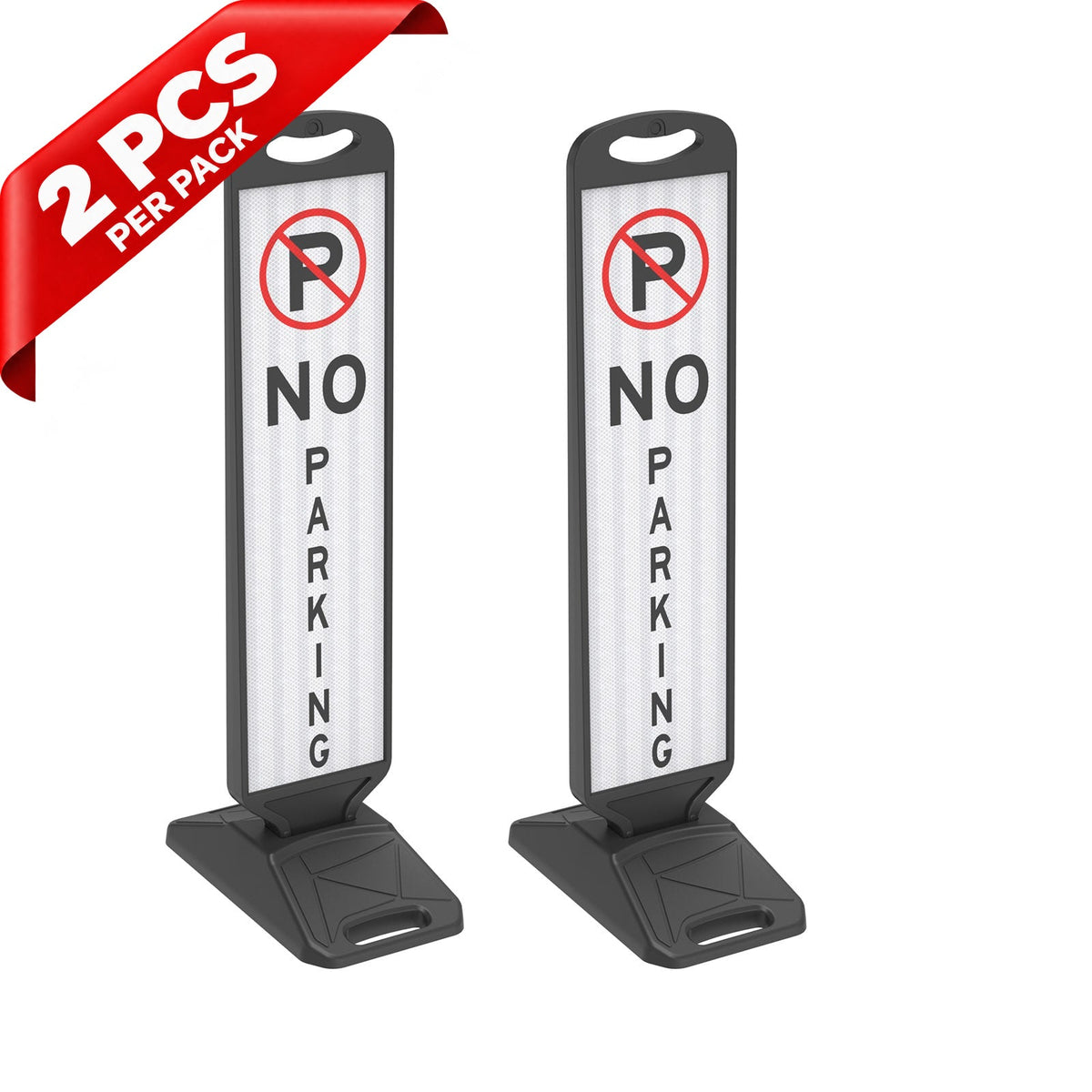 Vertical Panel with Pedestrian Cross Sign,Valet Parking,No Parking,ADA Sign - 17