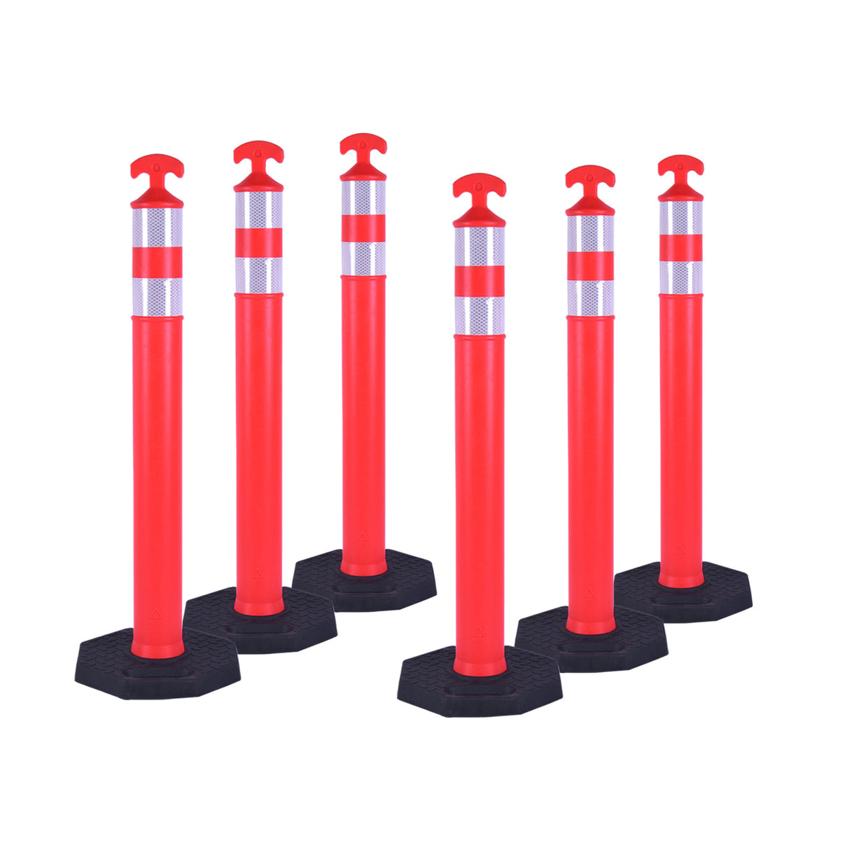 6PCS T-Top Delineator Post with Rubber /Water Filled Base - material detail