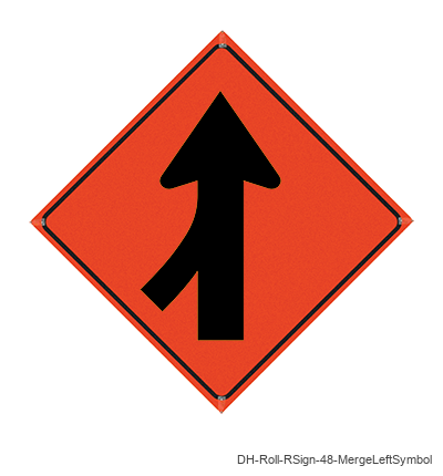 Merge Left (Symbol) - DH-Roll-RSign-48-MergeLeftSymbol