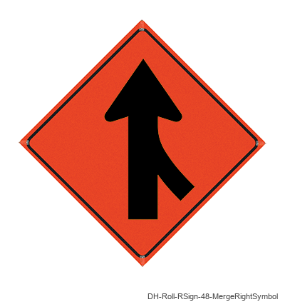 Merge Right (Symbol) - DH-Roll-RSign-48-MergeRightSymbol
