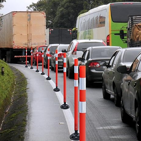 Flexible Surface Mount Delineator Post – A Stable, Durable Alternative to Traditional Traffic Cones