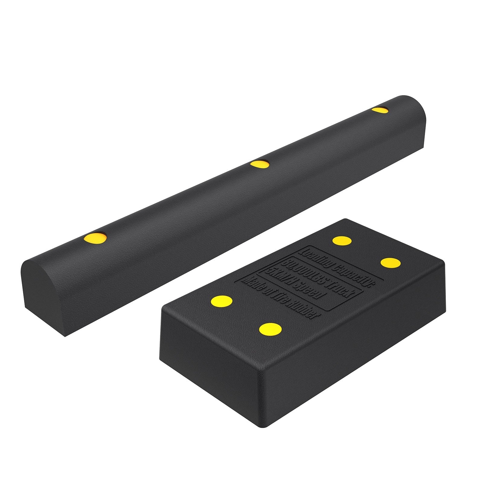 OranLite D-shaped and square rubber dock bumpers
