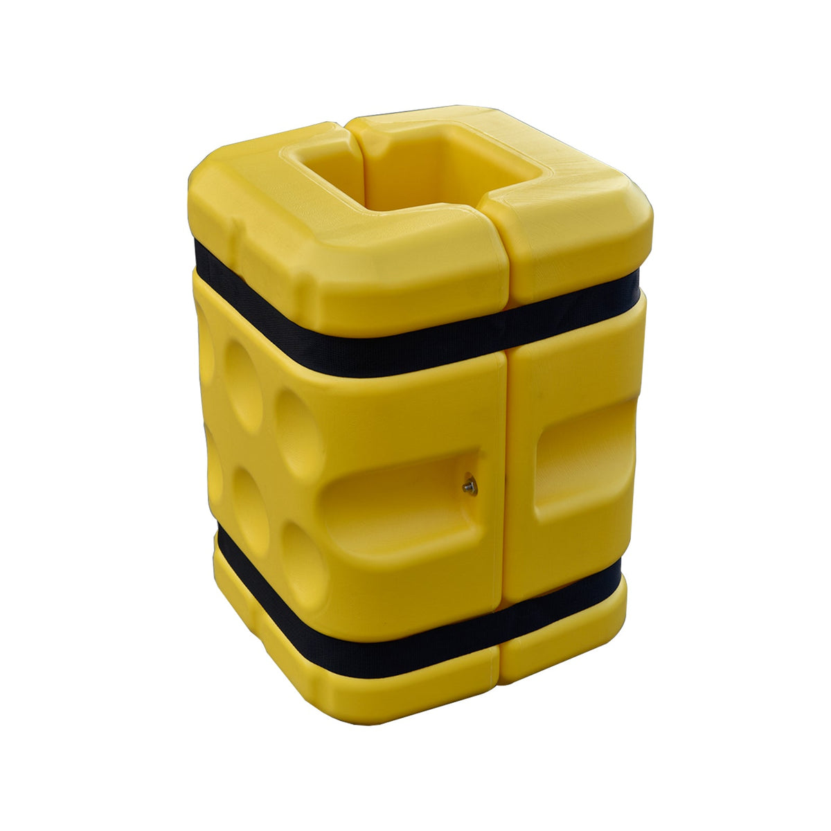 OranLite yellow LDPE warehouse column protector