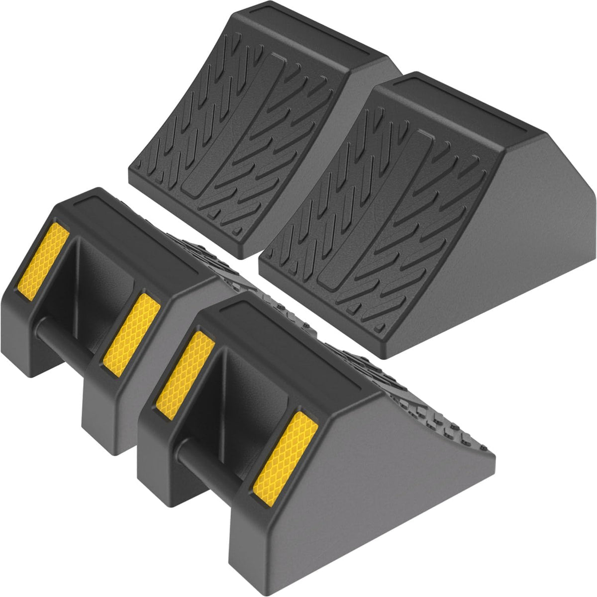 OranLite heavy-duty rubber wheel chock