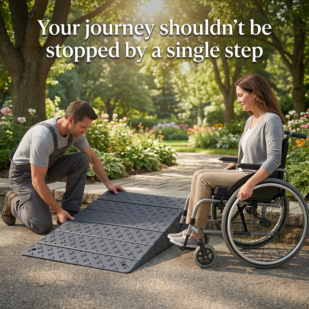 Extensible Ramp Next-Generation HDPE Assembled Blow-Molded Extensible Threshold Ramp ...