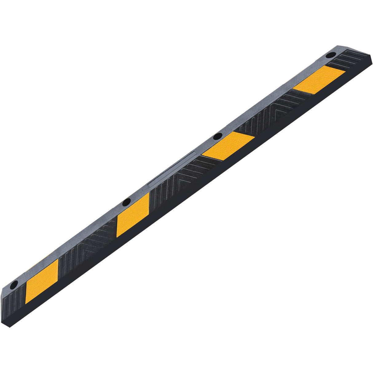 6Foot Heavy Duty Rubber Parking Curb with Beads Reflector