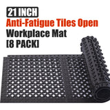 Anti fatigue Interlocking Drainage Mat Modular for Kitchen Floor , Entrance, Workplace