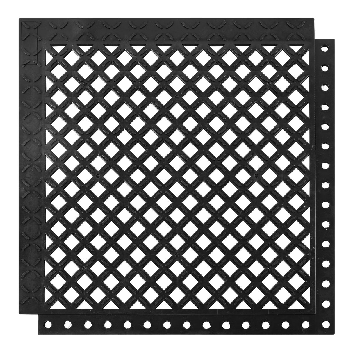 Anti fatigue Interlocking Drainage Mat Modular for Kitchen Floor , Entrance, Workplace