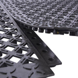 Anti fatigue Interlocking Drainage Mat Modular for Kitchen Floor , Entrance, Workplace