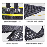Anti fatigue Interlocking Drainage Mat Modular for Kitchen Floor , Entrance, Workplace