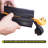 3-Channel Rubber Cord Protector
