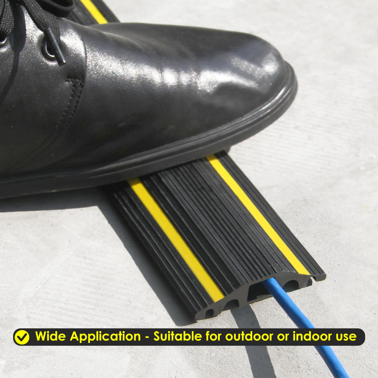 5-Channel Rubber Cord Protector