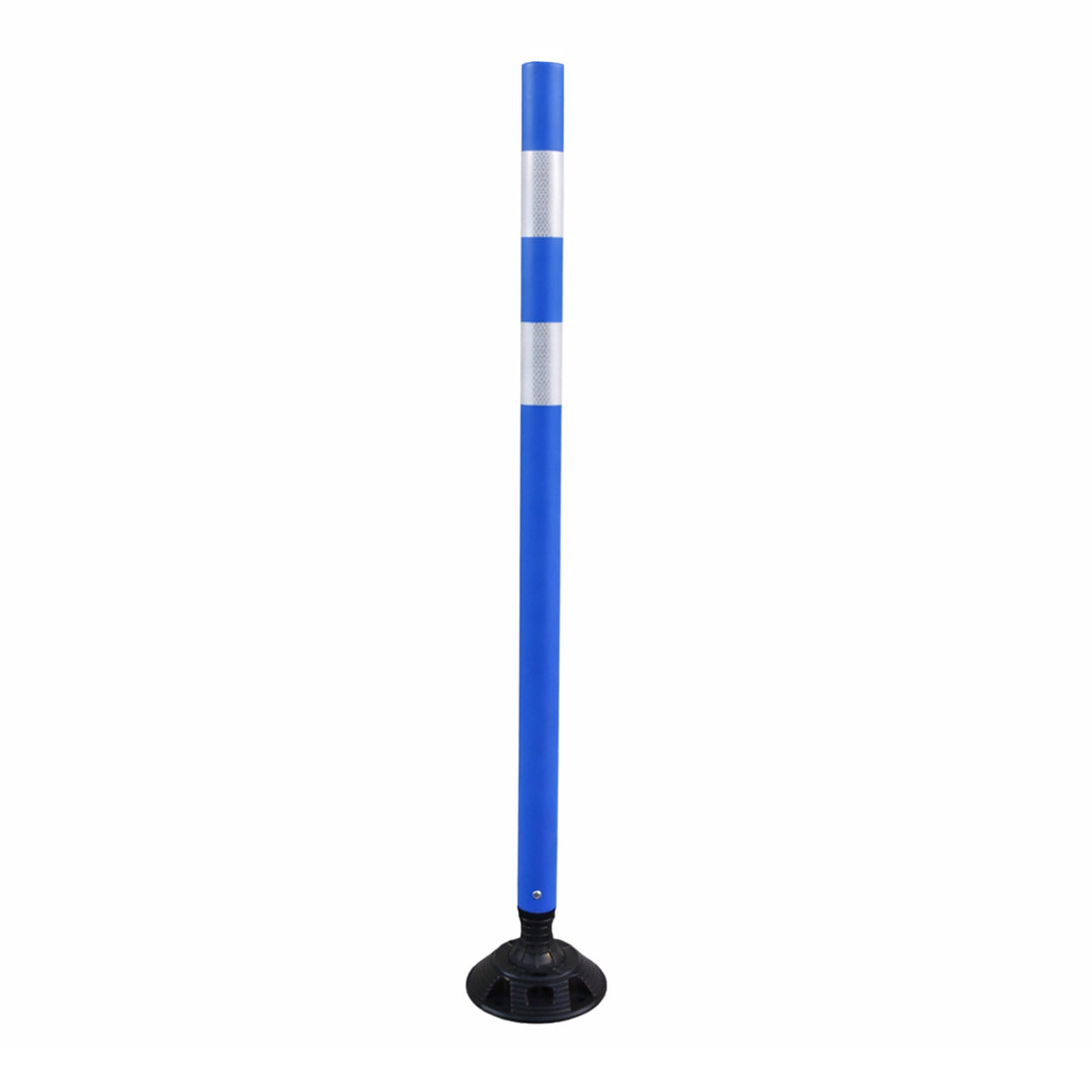 Flexible Surface Mount Delineator Post - Durable Traffic Safety Post for Parking Lots, Construction Zones, and Roadway Marking - Easy to Install, High Visibility, Impact-Resistant