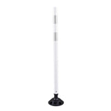 Flexible Surface Mount Delineator Post - Durable Traffic Safety Post for Parking Lots, Construction Zones, and Roadway Marking - Easy to Install, High Visibility, Impact-Resistant