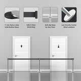 Stainless Steel Retractable Stanchion with 10 ft Black Belt